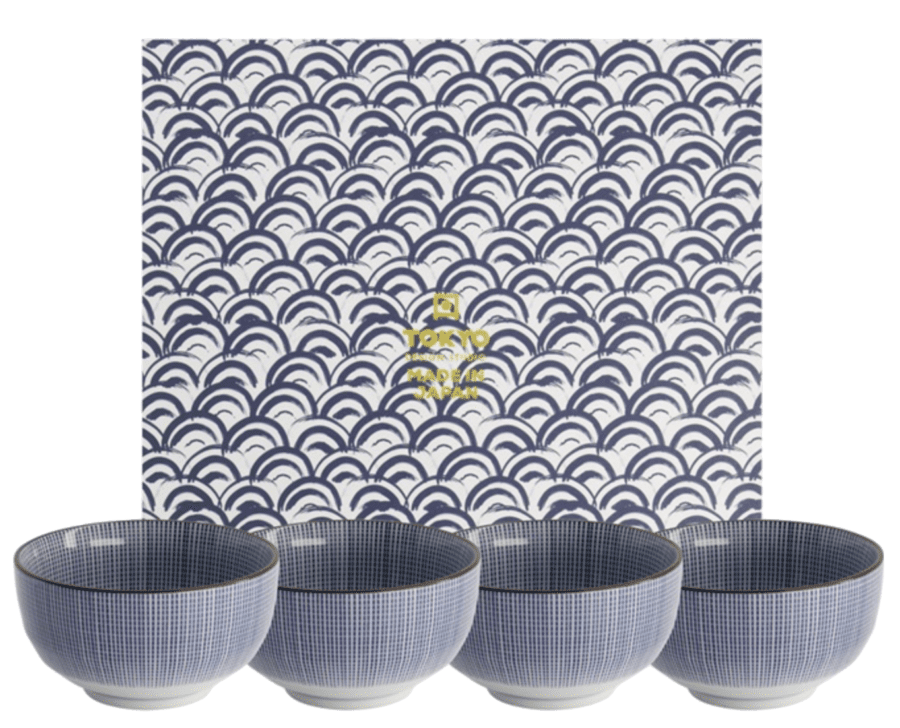 TOKYO DESIGN  - COFFRET DE 4 BOLS SENDAN TOKUSA